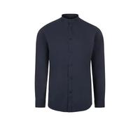 Chemise Ã manches longues col Mao Velilla Bleu 2XL