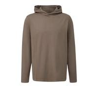Chemise Ã manches longues et capuche QS Marron L