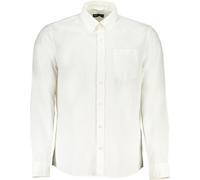 Chemise à manches longues homme blanche - coupe regular, coton bio, style élégant, taille : S Couleur : Bianco