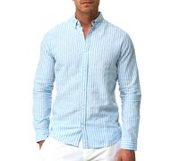 Chemise à manches longues Indicode pour hommes chemise en brayden chemise à...