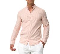 Chemise à manches longues Indicode pour hommes chemise en brayden chemise à...