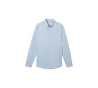 Chemise Ã manches longues Tom Tailor Oxford Bleu L