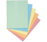 Exacompta – Chemises rigides Réf. 339000E – 1 rabat 210 g/m² 24×32 cm A4 Paquet 50 pastel PEFC