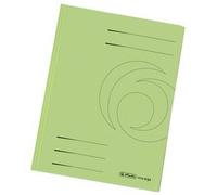 Chemise à rabats easyorga, A4, carte lustrée, vert