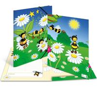 Chemise à rabats HERMA Animaux "Prairie d'abeilles" Carton DIN A3