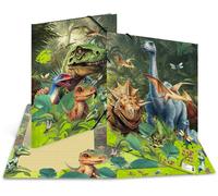 Chemise à rabats HERMA "Dino World" Carton DIN A3