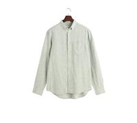 Chemise Ã rayures Gant Reg Linen Vert S