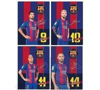 Chemise A4 avec élastique pour les supporters du FCB Barca - le choix parfait pour tous les fans de football qui veulent que leurs documents aient un style unique