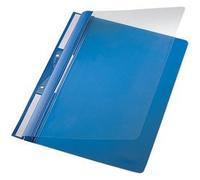 chemise accrochable universelle, A4, en PVC, bleu,