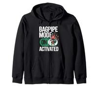 Chemise activée par Le Mode Cornemuse T-Shirt de Musique écossaise Amusant Sweat à Capuche