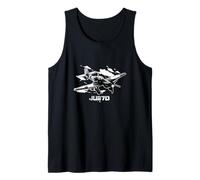Chemise Allemande Ju87D Stuka Vintage Machine Veteran Pilot Débardeur