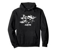 Chemise Allemande Ju87D Stuka Vintage Machine Veteran Pilot Sweat à Capuche