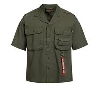 Alpha Industries Aloha Safari Shirt Chemises pour homme Taille S - Vert