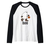 Chemise Amusante d'halloween Boo Mignonne Sasquatch Trick Or Treat Manche Raglan