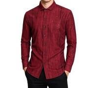 Chemise Annee 80 Homme Pas Cher Mao Officier Fleurs Originales Eau Sauge Classique Et Argentée Ethnique Indien Verticale Noirs Mesure Sweats Épais 1 Mon Parfait
