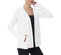 Chemise Anti UV Femme Manche Longue Tee Shirt de Randonnée Protection UV T Shirt de Plage UPF 50+ Léger Respirant Fonctionnel Séchage Rapide Veste de Course Pullover de Surf Natation Pas Cher