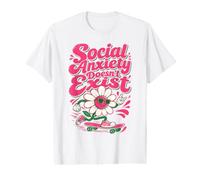 Chemise Anxiété Sociale n'existe Pas T-Shirt Graphique avec Valeur
