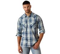 Chemise Ariat Retro Heathcliff Bleu S