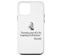 Chemise Aristote sur la connaissance de soi Philosophie d'Aristote Coque pour iPhone 12 mini