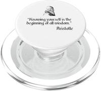 Chemise Aristote sur la connaissance de soi Philosophie d'Aristote PopSockets PopGrip pour MagSafe