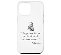 Chemise Aristote sur Le Bonheur Philosophie d'Aristote Coque pour iPhone 12 Pro Max
