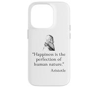 Chemise Aristote sur Le Bonheur Philosophie d'Aristote Coque pour iPhone 14 Pro