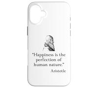 Chemise Aristote sur Le Bonheur Philosophie d'Aristote Coque pour iPhone 16 Plus