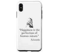 Chemise Aristote sur Le Bonheur Philosophie d'Aristote Coque pour iPhone XS Max