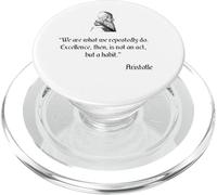 Chemise Aristote sur l'Excellence Philosophie d'Aristote PopSockets PopGrip pour MagSafe