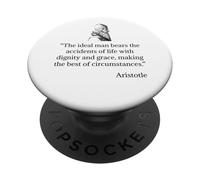 Chemise Aristote sur l'homme idéal Philosophie d'Aristote PopSockets PopGrip Adhésif