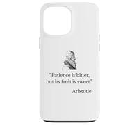 Chemise Aristote sur Patience Philosophie Aristote Coque pour iPhone 13 Pro Max