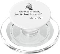 Chemise Aristote sur Patience Philosophie Aristote PopSockets PopGrip pour MagSafe