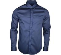 Armani Exchange 8nzcbd_zn10z Long Sleeve Shirt Bleu L Homme