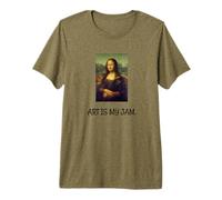 Chemise Art is My Jam Mona Lisa T-Shirt Haut de Gamme