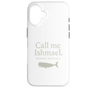 Chemise avec citation Call Me Ishmael Moby Dick pour les amateurs de livres Coque pour iPhone 16