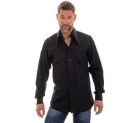 Chemise avec col pelle à tarte - Années 1970 - Noir