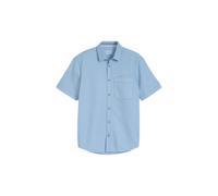 Chemise avec structure gaufrÃ©e Tom Tailor Regular Fit Bleu 3XL