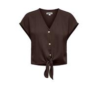 Chemise avec un nœud à la taille femme Only Siesta Marron XS