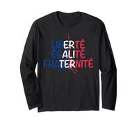 Chemise Bastille Day - Liberte Egalite Fraternite pour Le 14 Juillet Manche Longue