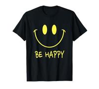 Chemise Be Happy Smile Face jaune des années 70 Happy Smiling Face pour enfants T-Shirt