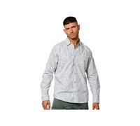 Chemise blanche imprimée Homme 100% coton KROFT - KAPORAL - Coupe regular - Manches longues - Col chemise M