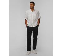 Chemise Blanche Pour Hommes C.p. Company Linen Boxy Short Sleeve Shirt 18cmsh239a005415g-103