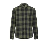 BLEND Chemise 'BHBuster' olive / noir, Taille XXL