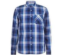 Chemise Bleu Pour Homme Lee Cooper Bleue Washed XL