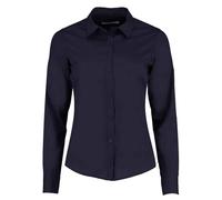 Chemise Blouse Kustom Kit Femme À Manches Longues En Popeline Facile À Repasser