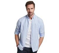 Chemise boutonnÃ©e lin et coton bio Superdry Studios Bleu S