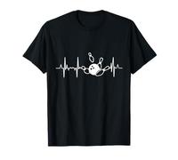 Chemise Bowling battements de cœur pour hommes T-Shirt