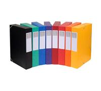 Chemise box carte Cartobox Exacompta 25 x 33 cm dos 5 cm - couleurs assorties