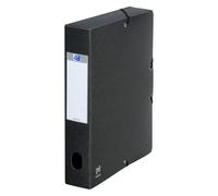 Chemise box Oxford Eurobox 24 x 32 cm dos 6 cm - noire