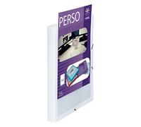 Chemise box personnalisable plastique Viquel Essentiel Recyclé 24 x 32 cm dos 3 cm - gamme Essentiel recyclé